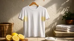 Cómo quitar manchas amarillas de las axilas en ropa blanca con jugo de limón