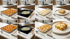 Lasaña de calabaza con Taleggio: cremosa, doradita y lista para el horno