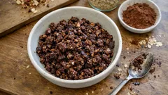 Granola de chocolate casera: crujiente, fácil y perfecta para el desayuno