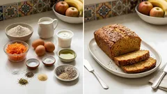 Pan integral de zanahoria con yogur: queda tierno y rinde para toda la semana