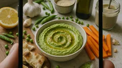 5 cenas en menos de 10 minutos con chícharos: ensalada, hummus y más